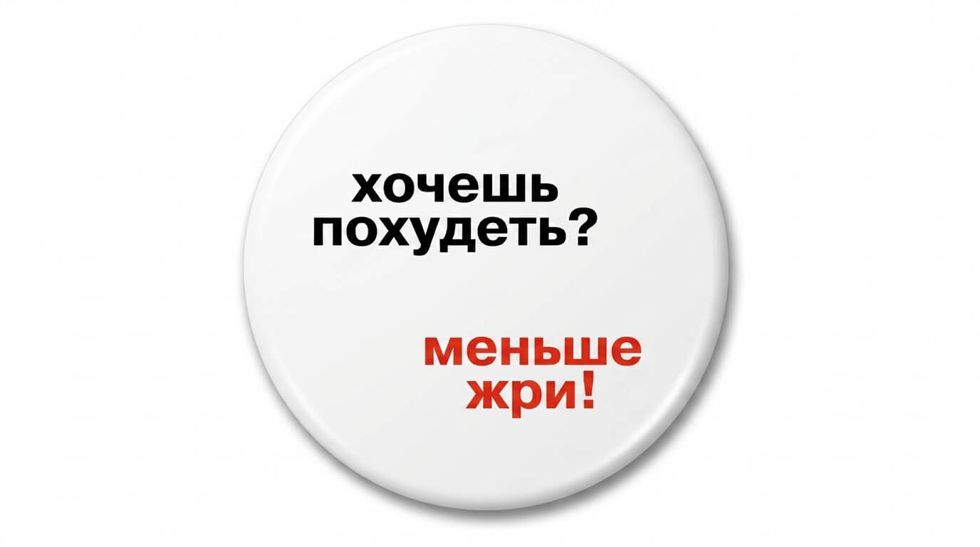 не жрать значок
